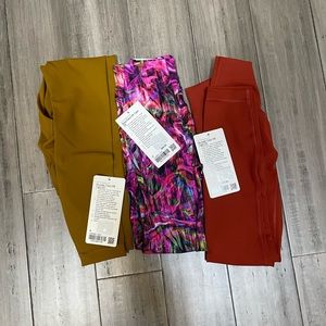 LULULEMON BNWOT 2 PAIR SIZE 0